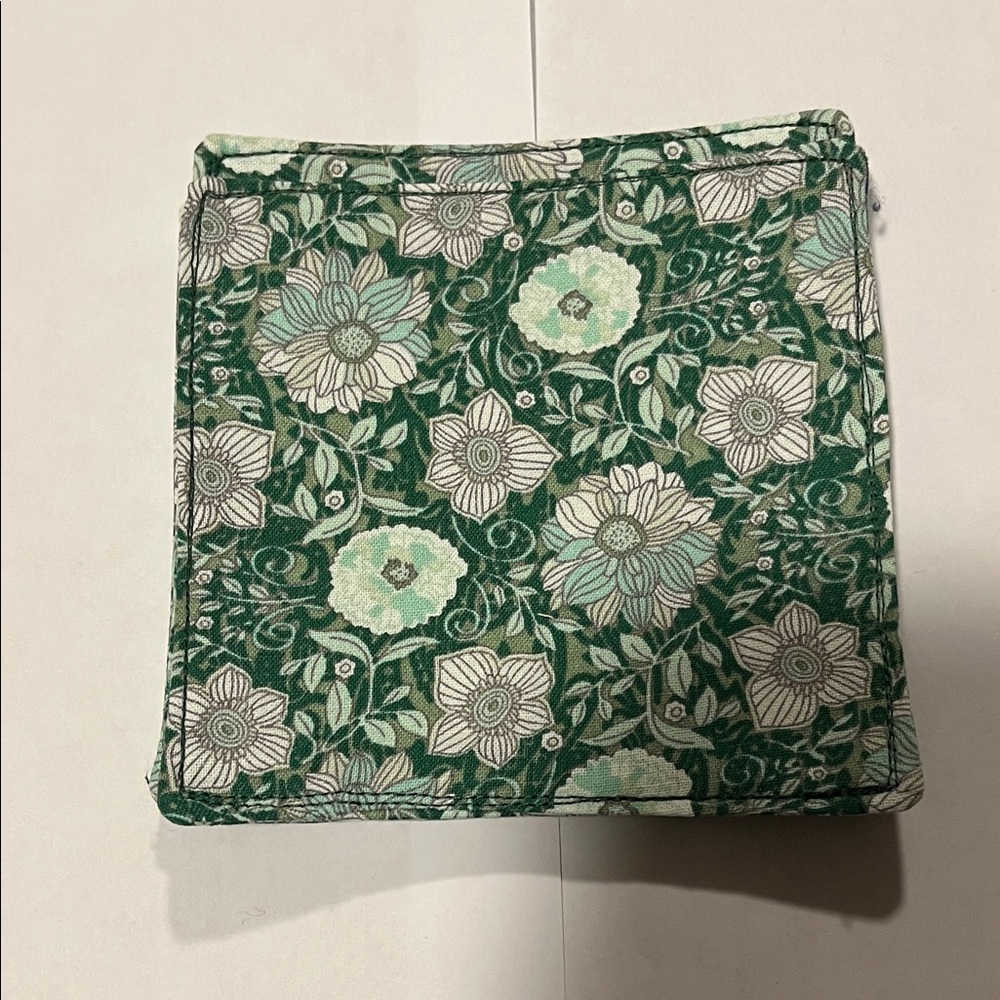 Floral Green Drink Coasters set of (4)
